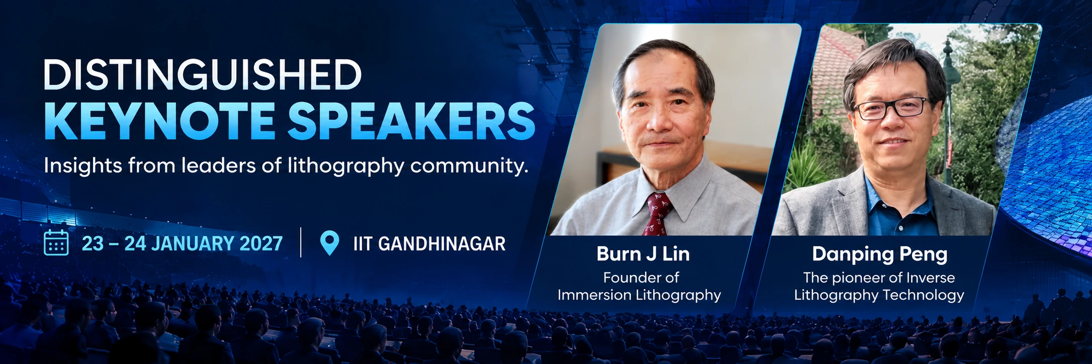 Distinguished Keynote Speakers - Dr. Burn-Jeng Lin and Dr. Danping Peng